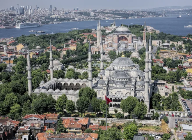 view-Blue-Mosque-Istanbul-Hagia-Sophia